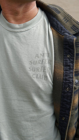 Greige - Anti Surfer Surfer Club - Tee