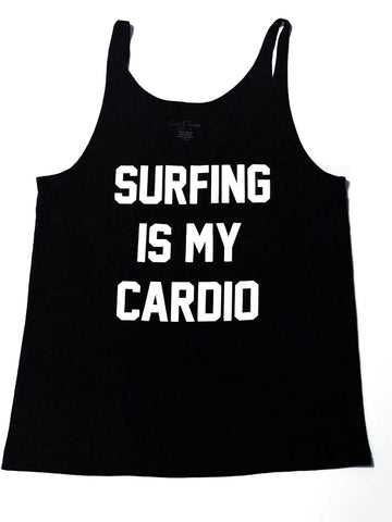 Surfing Is My Cardio - Women's Flowy Tank