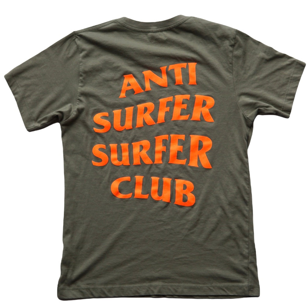 Avocado/Neon Nacho - Anti Surfer Surfer Club - Tee
