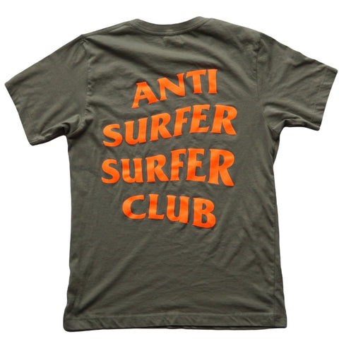 Avocado/Neon Nacho - Anti Surfer Surfer Club - Tee