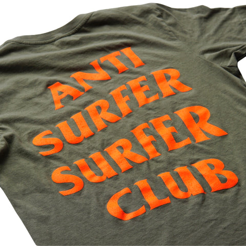 Avocado/Neon Nacho - Anti Surfer Surfer Club - Tee