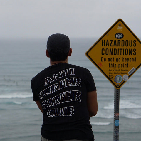 Anti Surfer Surfer Club Outline - Tee